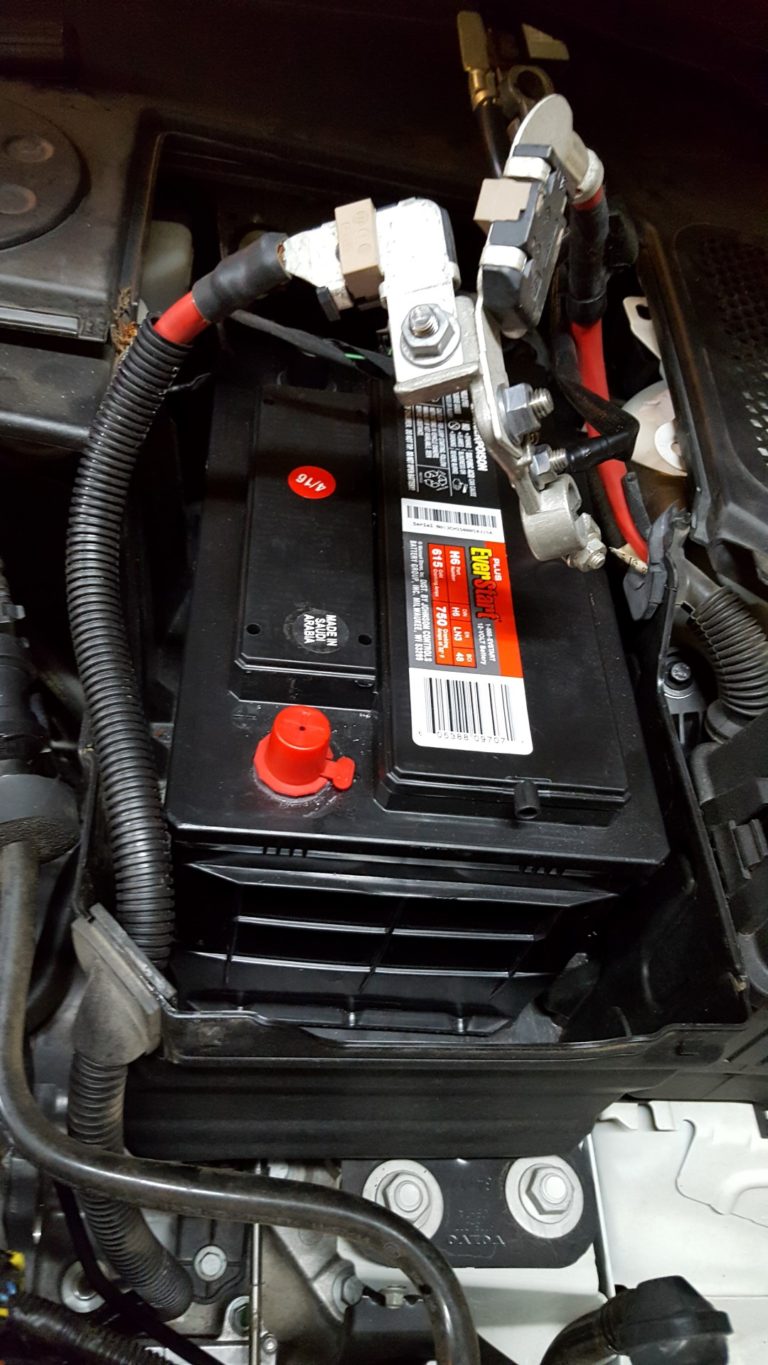 ’12 Volvo S60 New Battery Turning a wrench